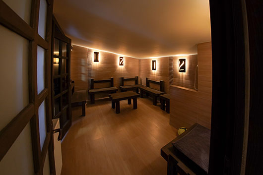 Sauna la Pensiunea Zetevar