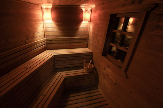 Sauna la Pensiunea Zetevar